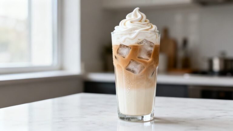 White Mocha Iced Coffee Recipe | Creamy Easy Iced Coffee at Home